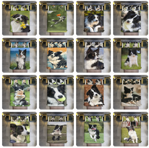 Border collie bedding set - border,