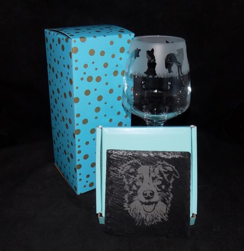 New border collie gift set - border,