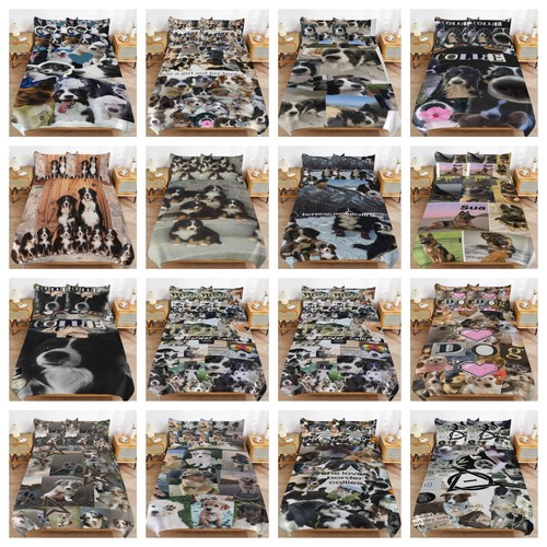 Border collie duvet - 3d,
