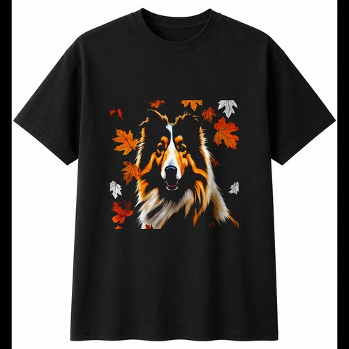 Double exposure rough collie - rough,